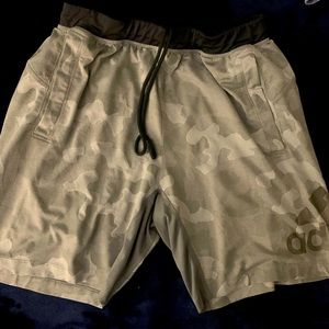 Adidas Gray camo shorts